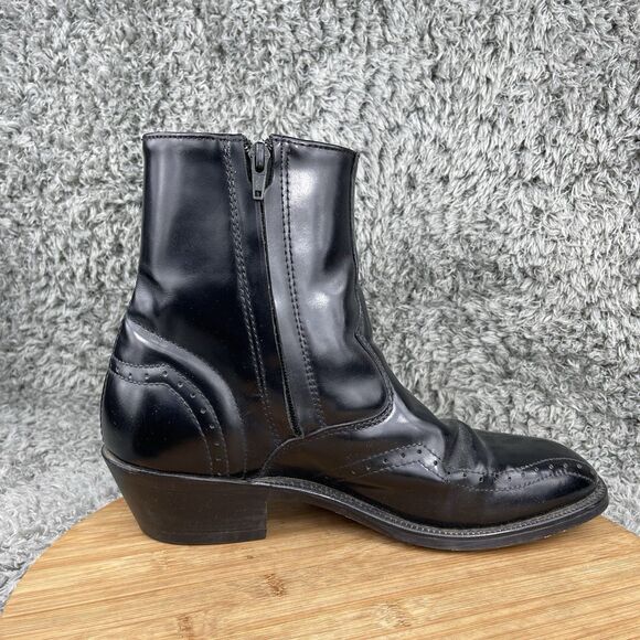 Vintage Laredo Ankle Boots Men's 10 D Cowboy Western - Picture 5 of 10